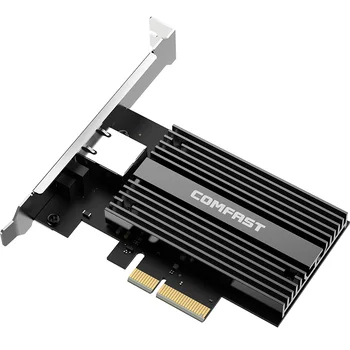 10Gb PCI-E Tinklo plokštė AQC107 Chipset 2,5 G/5G/10G PCIE-X4 Greitai Perdavimo ethernet tinklo adapteris, skirtas 