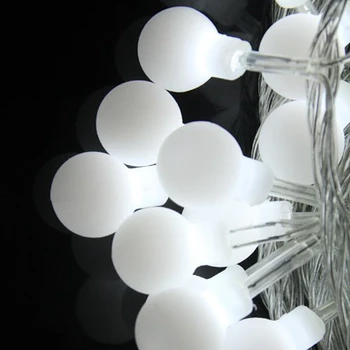 10M 100 LED Pasaulyje String Žibintai Šiltai Balta Kamuolys Pasakų Šviesos Šalis, Kalėdų, Vestuvių, Naujųjų Metų vidaus ir lauko Apdaila