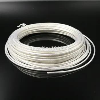 10M 32,8 pėdų RG316 Balta Bendraašius kabelius Laidai RF 50 Omų Ekranuotas Kabelis viela