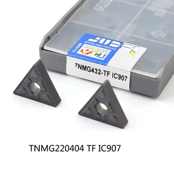 10PCSTNMG220404 TF IC907 IC908TNMG220408 TF IC908 IC907 Karbido įterpti tekinimo įrankis staklės, pjovimo frezavimo CNC cutter pjovimo įrankis
