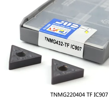 10PCSTNMG220404 TF IC907 IC908TNMG220408 TF IC908 IC907 Karbido įterpti tekinimo įrankis staklės, pjovimo frezavimo CNC cutter pjovimo įrankis
