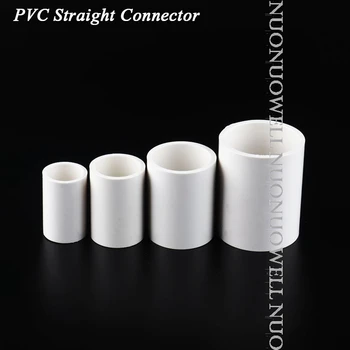 10vnt 20 iki 90mm PVC Vamzdžio Jungtis Tiesus Kablys Plastikinių vandentiekio Vamzdžių Greitai Sąnarių Vienodo Skersmens Sodo Laistymui Detalės