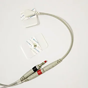 10vnt 4.0 moterų bananų snap įrašą kabelį Naudoti išbandyti perjungimo kabelio ir EKG ilgiklis EKG holter leadwire adapteris