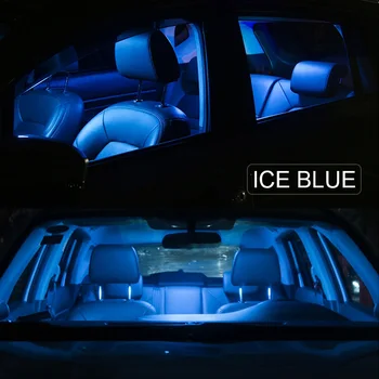 10vnt Canbus Xenon White Automobilio Salono LED Lempučių Rinkinys, Skirtas 2006-2012 Toyota RAV4 Žemėlapis Dome Kamieno Licenciją Plokštelės Šviesos