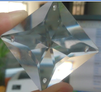 10vnt/daug, 30MM 4 skylių kristalų stiklas briaunotas kvadratinių karoliukai K9 kristalų liustra prizmę karoliukai nemokamas pristatymas