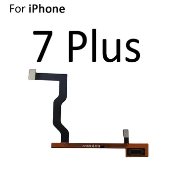 10vnt/daug 3D Touch Home Mygtuką Pagrindinės Plokštės Jungtis, Flex Kabelis Fibbon iPhone 6 7 8 Plius