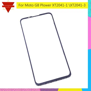 10vnt\daug Motorola Moto G8 XT2045-2 XT2045-5/ G8 Galia XT2041-1 LCD Priekiniai Išorinio Ekrano Stiklo Objektyvas Jutiklinis Ekranas