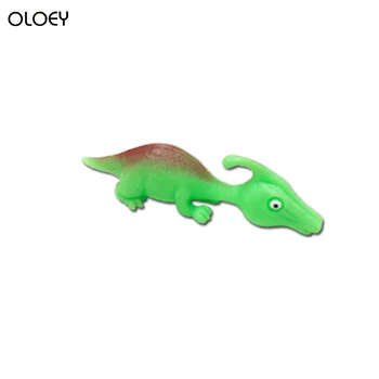 10VNT Fidget Žaislai Globbles TPR Dinozaurų Katapulta Žaislas ventiliacijos imituojant gyvūnų piršto katapulta katapulta