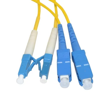 10VNT/maišą SC-LC UPC 3M Vienos rūšies duplex fiber optic patch cord laidas SC-LC 2.0 mm arba 3.0 mm FTTH šviesolaidžio jumper kabelis