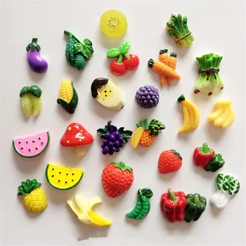 10vnt Mielas vaisių ir daržovių šaldytuvas lipdukai, magnetai, Pranešimą Savininkui virtuvės Ornamentu namų dekoro