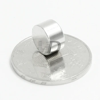 10vnt Neodimio N35 Dia 10mm X 6mm Stiprūs Magnetai Maža Disko NdFeB Retųjų Žemių Amatų Modeliai Šaldytuvas Klijuoti magnetas 10x6mm