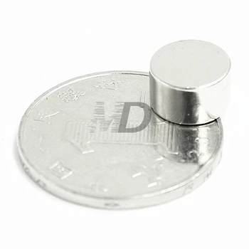 10vnt Neodimio N35 Dia 10mm X 6mm Stiprūs Magnetai Maža Disko NdFeB Retųjų Žemių Amatų Modeliai Šaldytuvas Klijuoti magnetas 10x6mm