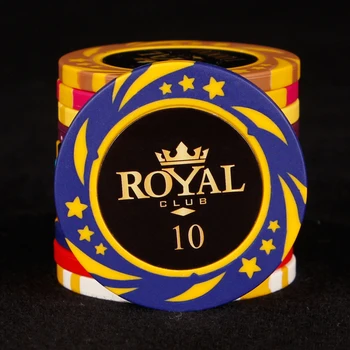 10VNT/Premium DAUG Molio Žetonų 14 Gramas Royal Modelio Aukštos Kokybės Texas Hold ' em Pokerio Lošimo Kazino Chip Didmeninės