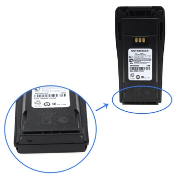 10x NNTN4497CR NNTN4970A Li-Ion Baterija 1800mAh Baterija Motorola CP140 CP150 CP160 PR400 EP450 XiR P3688