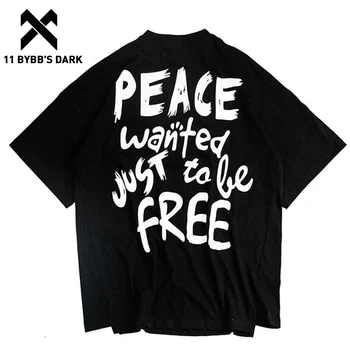 11 BYBB TAMSU Vasarą Prekės ženklo Mados Marškinėliai TAIKOS Spausdinti Hip-Hop Tees Marškinėliai Vyrams, Moterims, Negabaritinių Amerikos Streetwear T-shirts ZY16