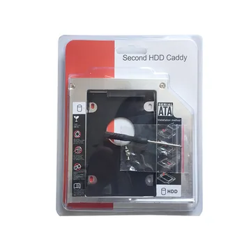 12.7 MM 2 Kietasis Diskas HDD SSD Atveju Caddy Už ASUS X44 X44h X53S X54C X55A X55 X55C X55VD X43 X42J X84(Dovanų Optinis įrenginys bezel )