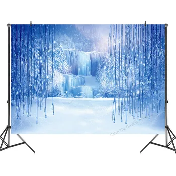 125x80cm Užšaldyti Šalies Backdrops Užuolaidų Photobooth Fonas Vaikų Gimtadienio Sienų Papuošimai Fone Stendas