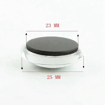 12pcs/25mm Šaldytuvas Magnetai Palaipsniui Keisti Spalvinga Širdies formos Šaldytuvas Magnetiniai Lipdukai Stiklo Kupolas Papuošalai Namų Dekoro