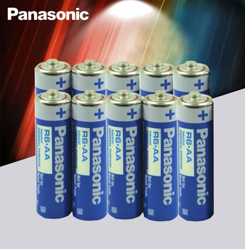 12pcs Panasonic R6 1,5 V AA Baterijos Šarminės Baterijos Nėra Gyvsidabrio Sausas Baterijos Elektros Žaislas, Žibintuvėlis, Laikrodis Pelės