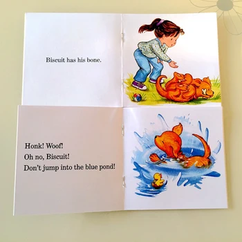 12Pcs/set Sausainių Šuo Paveikslėlių Knygą Vaikams Nušvitimą Kūdikiams, Vaikams, anglų, Išmokti Žodžių Pasakų Serijos Švietimo Skaitymo Knyga