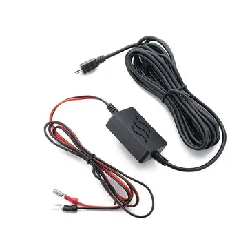 12v-24v į 5v 2.5 Mini Micro USB Automobilių Brūkšnys Fotoaparato Įkroviklis Adapteris Cam Kietos Vielos DVR Hardwire Komplektas, 3.2 M
