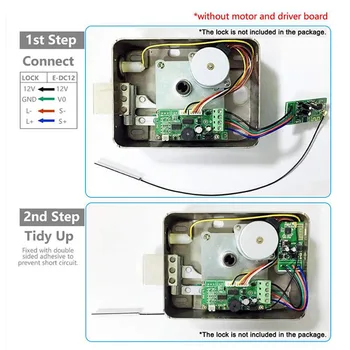 12V DC WiFi Smart Jungiklis Žymes Nuotolinis valdymas Elektroninis Užraktas Keyless Durų Vartai Užrakinti eWelink programa veikia su Alexa/ 