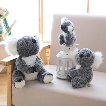 13-28cm Kawaii Modeliavimas Koala Pliušiniai Žaislai Australijos Koala Padengia Įdaryti Minkštas Gyvūnų Lėlės Vaikams, Kūdikių Mergaitės, Gražių Kalėdų Dovana