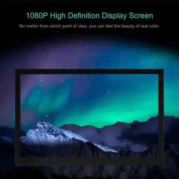 13.3 colio Nešiojamasis Ekranas 1920x1080 HDMI HD IPS Ekranas Kompiuteris LED Monitorius su Oda Atveju PS4 Pro/Xbox/Telefono