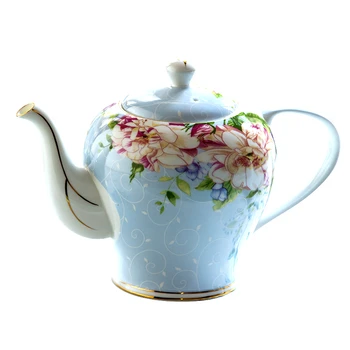 1300ML, nekilnojamojo kaulų kinija kavinukas, porceliano gėlių arbatos virimo aparatas už arbatos ceremonija, derliaus vandens ąsotis, pieno ąsotis, kavinė apipilti