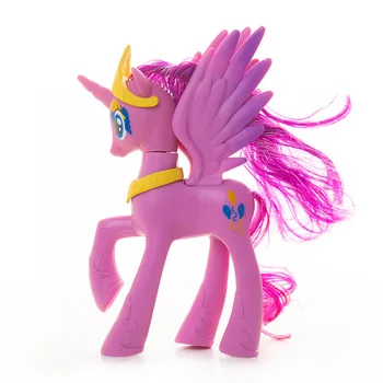 14cm Originalus Mano Mažai Pony pav žaislai modelis anime Filmukai mažai ponis arklių Sparkle Rari veiksmų Skaičius, Modelį, vaikai kalėdų dovana
