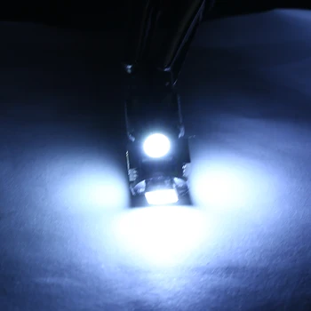 14pcs Automobilio Salono Baltos LED Lemputės Komplektą Skaityti Licencijos Plokštės Priešrūkiniai Žibintai BMW 3 Serijos E90 328i 335i M3