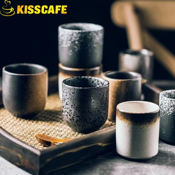 150ml 200ml Japonų Stiliaus Teacup Vandens Puodelį Tauriosios Keramikos, Rankomis dažyti Kungfu Teacup Virtuvė Drinkware Suši Stalo