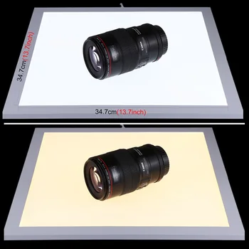 15x15in LED Blykste Shadowless Apačioje Šviesos Pritemdomi Lempa Skydelyje Softbox Fotografia už 40cm Foto Studija Šaudyti Palapinę Lauke
