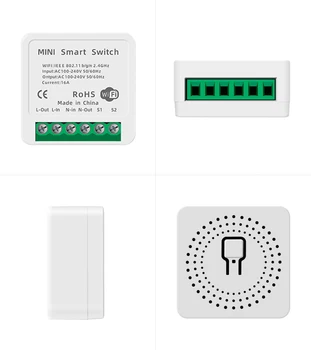 16A/10A Wifi Smart Switch Laikmatis Belaidžio Jungikliai Protingo Namo Automatizavimo Suderinama Tuya Alexa 