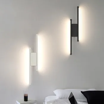 16W LED Sienos Lempos lampada Miegamasis, Šalia Sienos Šviesiai Namų Patalpų Apdailos Apšvietimo Koridoriuje Aliuminio Sienos Sconce AC90-260V