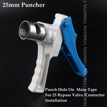 16~40mm Puncher Lašelinė Drėkinimo Vamzdis Plonas, Minkštas Purškimo Juostos Puncher Bypass Vožtuvas, Jungtys, Diegimo Įrankis Vandens Juosta Punch