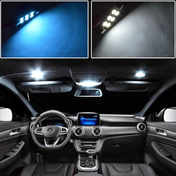 17pcs LED licenciją plokštelės lempa Volkswagen, Sharan 7N (2011-2018) LED lemputės vidaus apšvietimo pilnas komplektas, pakuotė