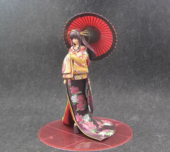 18cm Anime Saenai Herojė Nr. Sodatekata Veiksmų Skaičius, Kasumigaoka Utaha Kimono Ver Xia Shiyu Hill Modelis Skėtis Lady Apdaila