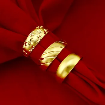 18K Aukso Žiedas Papuošalai Moterims, Vyrams, Baudos Anillos De Vestuvių Bizuteria Bijoux Femme Papuošalų Anel Anillos Mujer Akmeniniai Žiedai