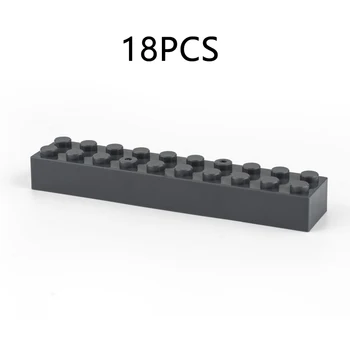 18pcs Blokai 2x10 Taškų Storio Duomenys Plytų Švietimo Kūrybos Dydžio Tilptų kurios Kitos Prekės Plastiko 