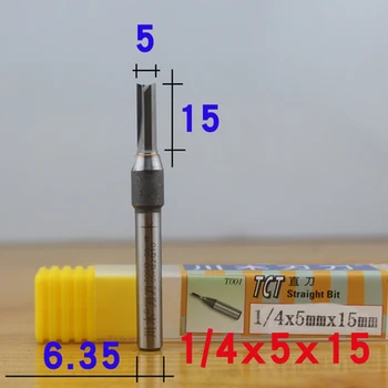 1mm 4.5 mm-6mm Chuanmu TCT Dvigubą Pranašumą Tiesus Peilis Specialios MDF 1/4 Karka（6.35 mm） Frezavimo Mašina