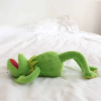 1pc 40cm Kermit Pliušinis Lėlės Sesame Street varlės Žaislas iškamša Minkštas Įdaryti Žaislas Baby Doll Kalėdų Dovana Vaikams