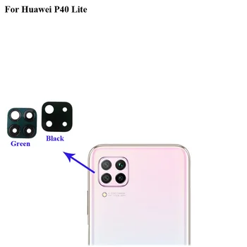 1PC Aukštos kokybės Huawei P40 Lite Atgal Galinio vaizdo Kamera, Stiklinis Lęšis bandymas geras Huawei P 40 Lite atsarginės Dalys, P40Lite