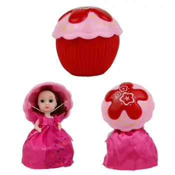 1PC Cupcake Lėlės Princesė Didelis 15cm Cupcake Staigmena Lėlės Deformuojamieji Bonecas Žaislai Gimtadienio Dovana Mini 