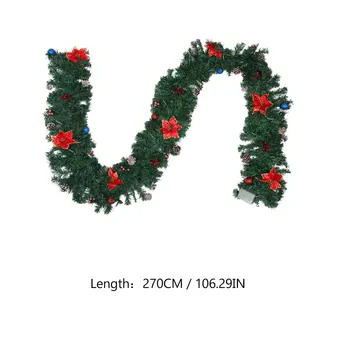 1pc Elegantiškas Gražių Kūrybinių PVC Girliandą už Kalėdų Židinys