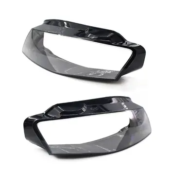 1pc Kairės/Dešinės Priekiniai žibintai žibintai stiklo kaukę, lempa, dangtis permatomas korpuso lempos kaukės A4 B8 2009-2012 m.