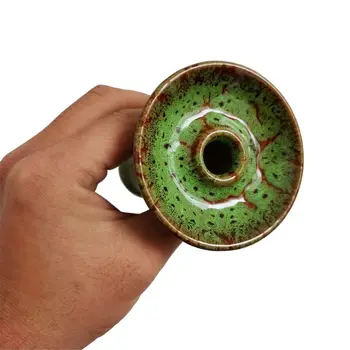 1pc Naujo Dizaino Keraminių Shisha Kaljanas Vienos Skyles Chicha Keramikos Galvos Shisha Anglis Kaljanas Priedai