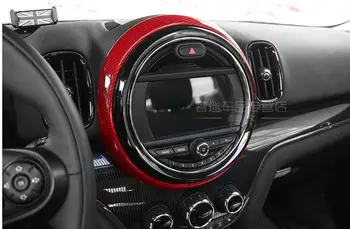 1pcs 8.8 colių anglies pluošto automobilį Centrinis kontrolės ekranas dekoratyvinis shell automobilių lipdukai automobilio stilius BMW ir MINI nauji tautietis F60