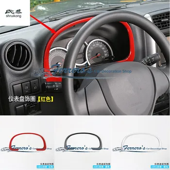 1pcs ABS chromuotas 2009-m. Suzuki Jimny automobilių dangčiai prietaisų skydelis prietaisų skydelio apdaila blizgančiais apsauginis dangtis
