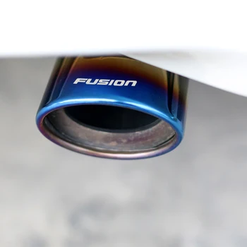 1pcs Automobilių Nerūdijančio plieno Išmetimo Patarimas Duslintuvo Vamzdžio Dangtelis Ford fusion dėmesio Fiesta Automobilių optikos Reikmenys